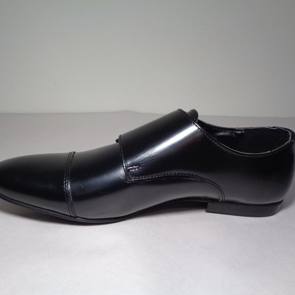 WALK London Size 11 LUCA Black New Monk Shoes - Picture 6 of 14